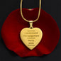 Harris Election 2024 Engraved Heart Necklace