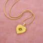 Spinning Out Waiting For Ya To Pull Me In Engraved Heart Pendant Necklace