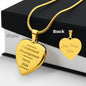 Harris Election 2024 Engraved Heart Necklace