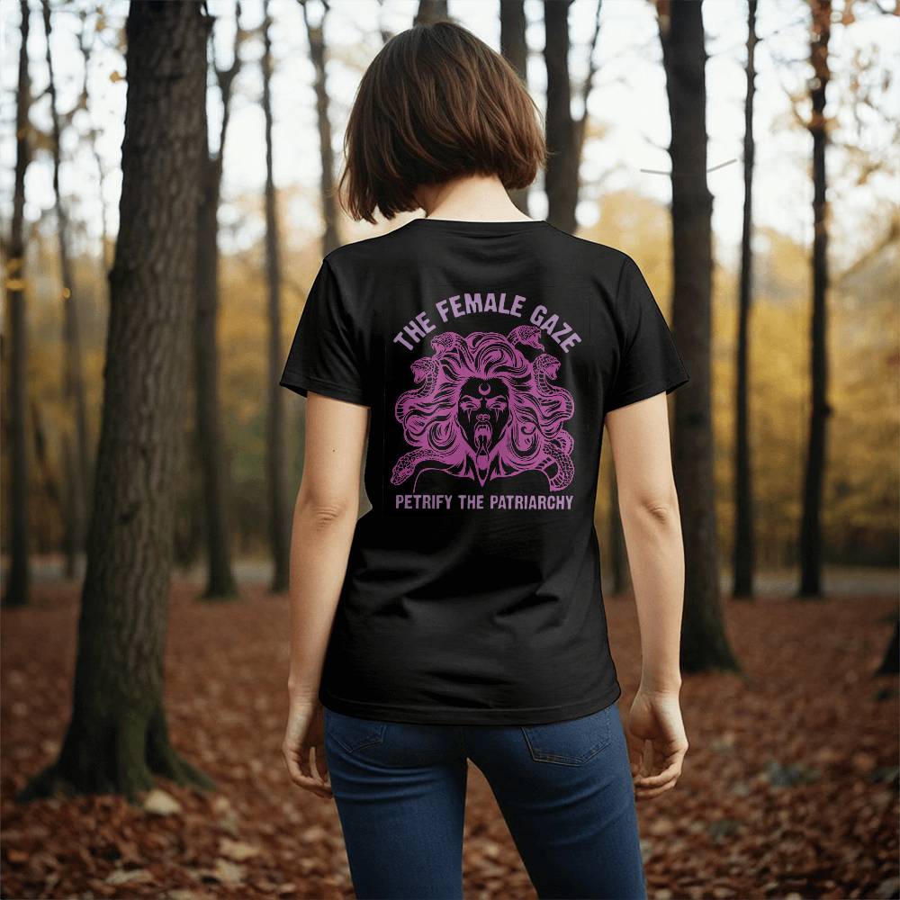 The Femaler Gaze Petrify he Patriarchy Jersey Tee Bella + Canvas
