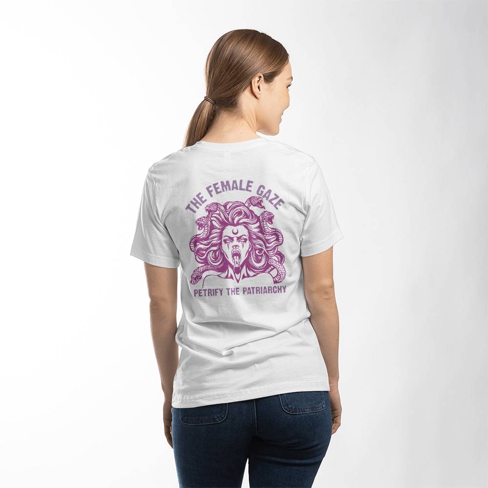 The Femaler Gaze Petrify he Patriarchy Jersey Tee Bella + Canvas