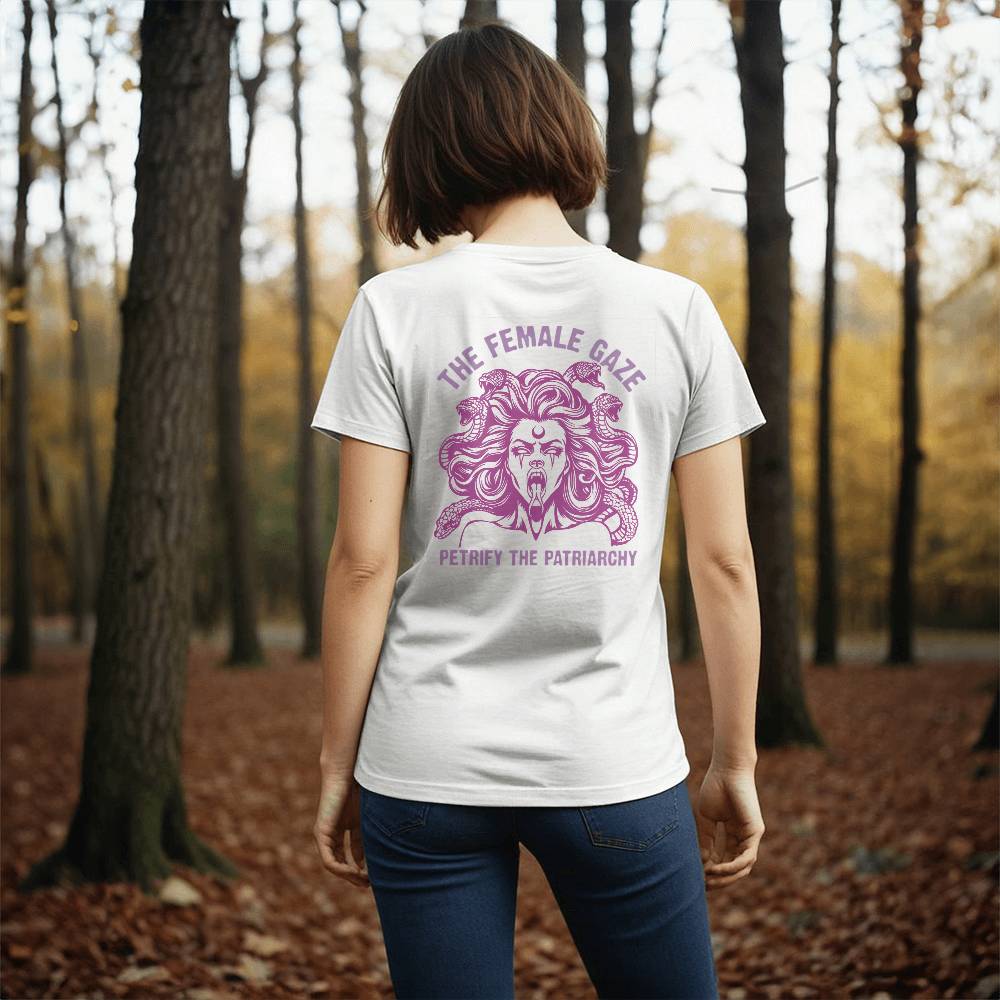 The Femaler Gaze Petrify he Patriarchy Jersey Tee Bella + Canvas