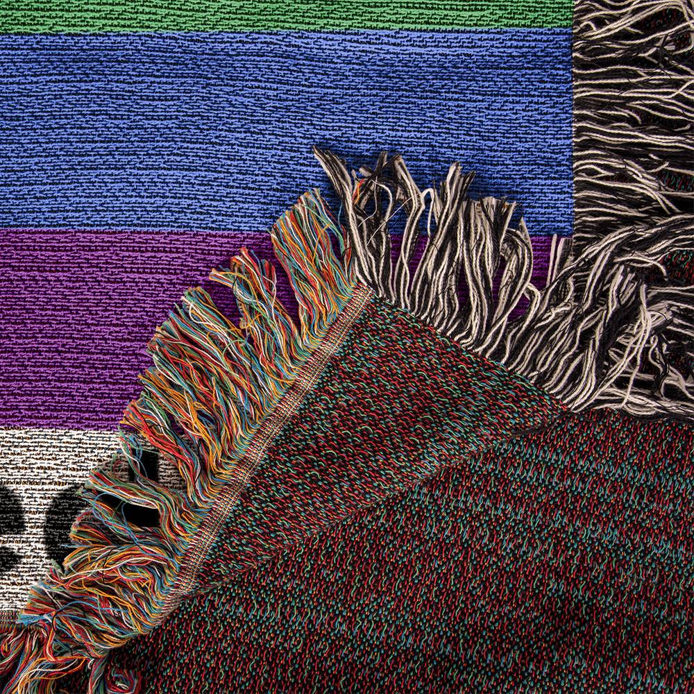 PRIDE Flag You Are Loved Heirloom Artwork Woven Blanket