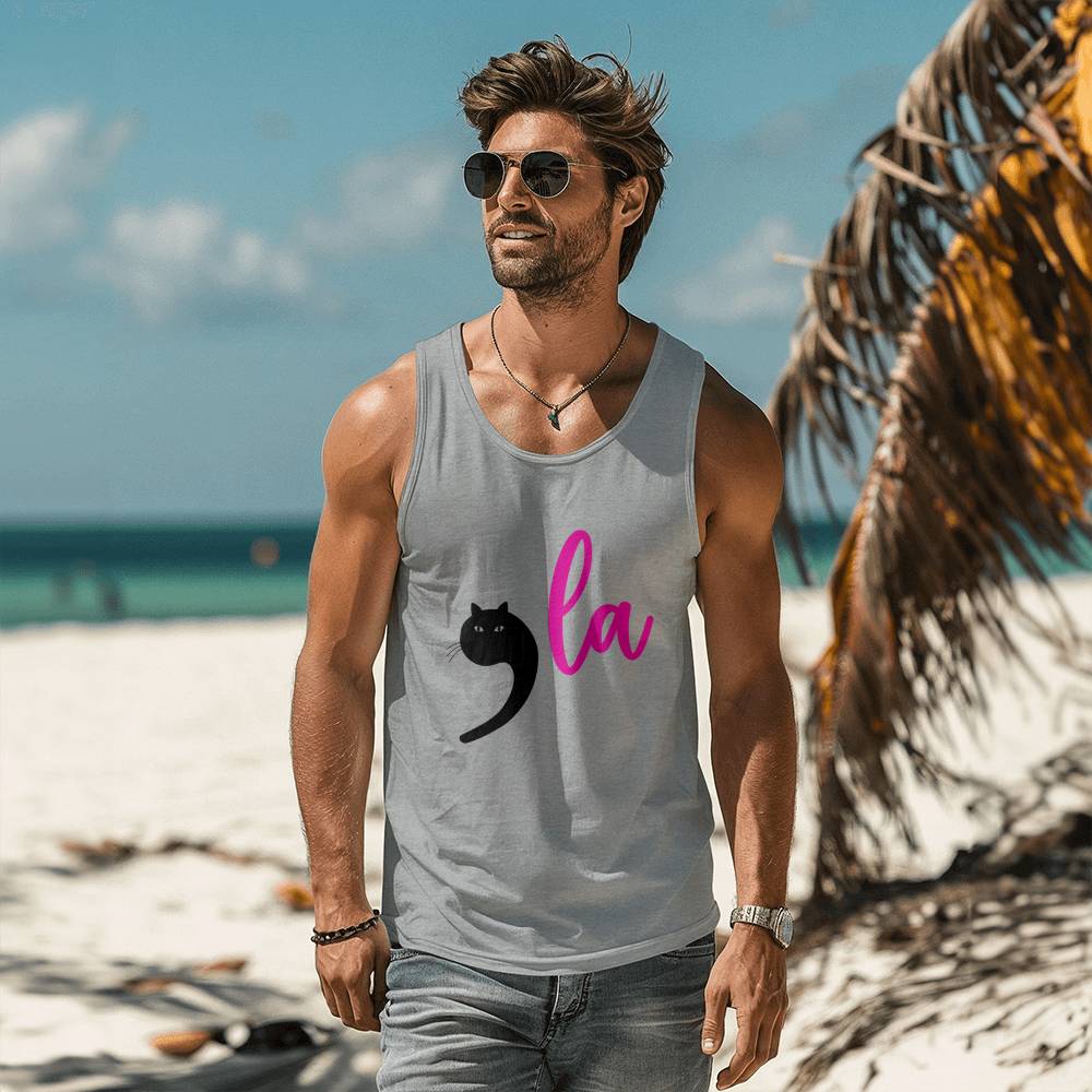 Kamala Cat Election Bella + Canvas 3480 Unisex Jersey Tank