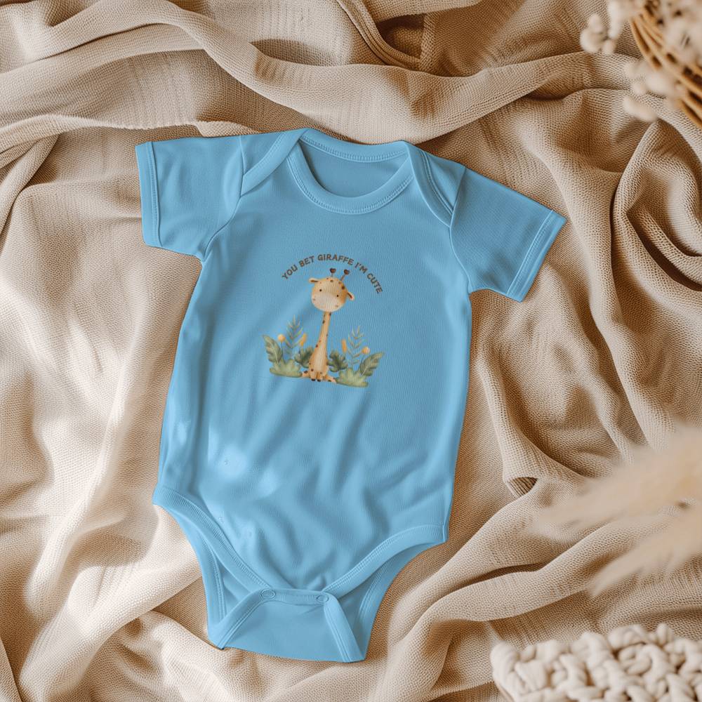 You Bet Giraffe I'm Cute Gerber Onesies