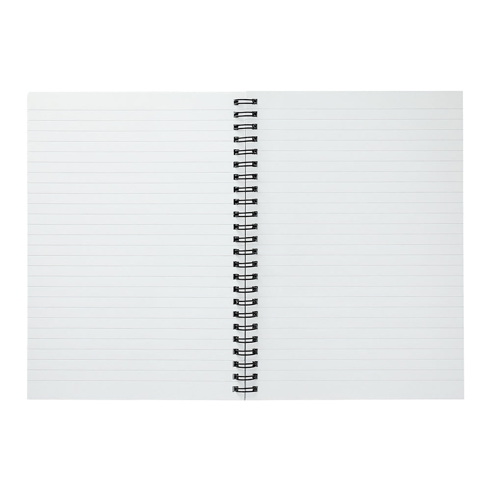 Harris Walz 2024 Election Cat Blue Wave Spiral Notebook
