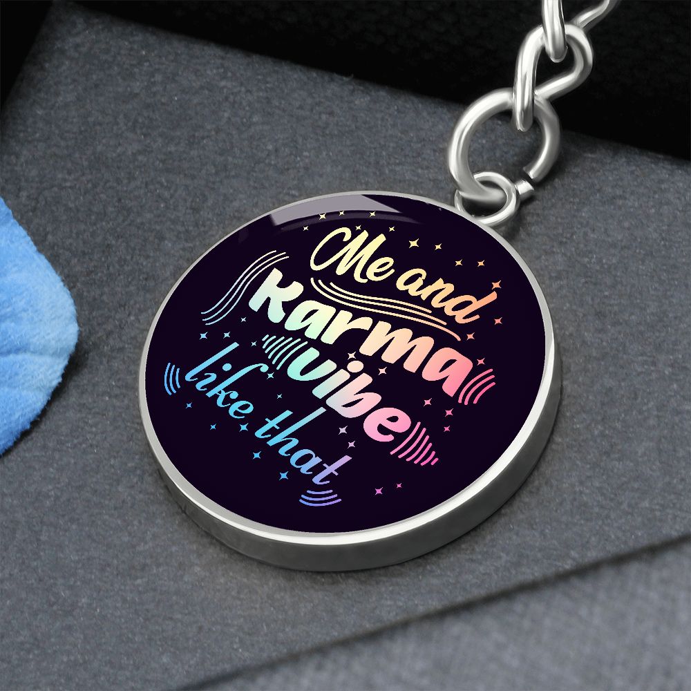 Me an Karma Keychain