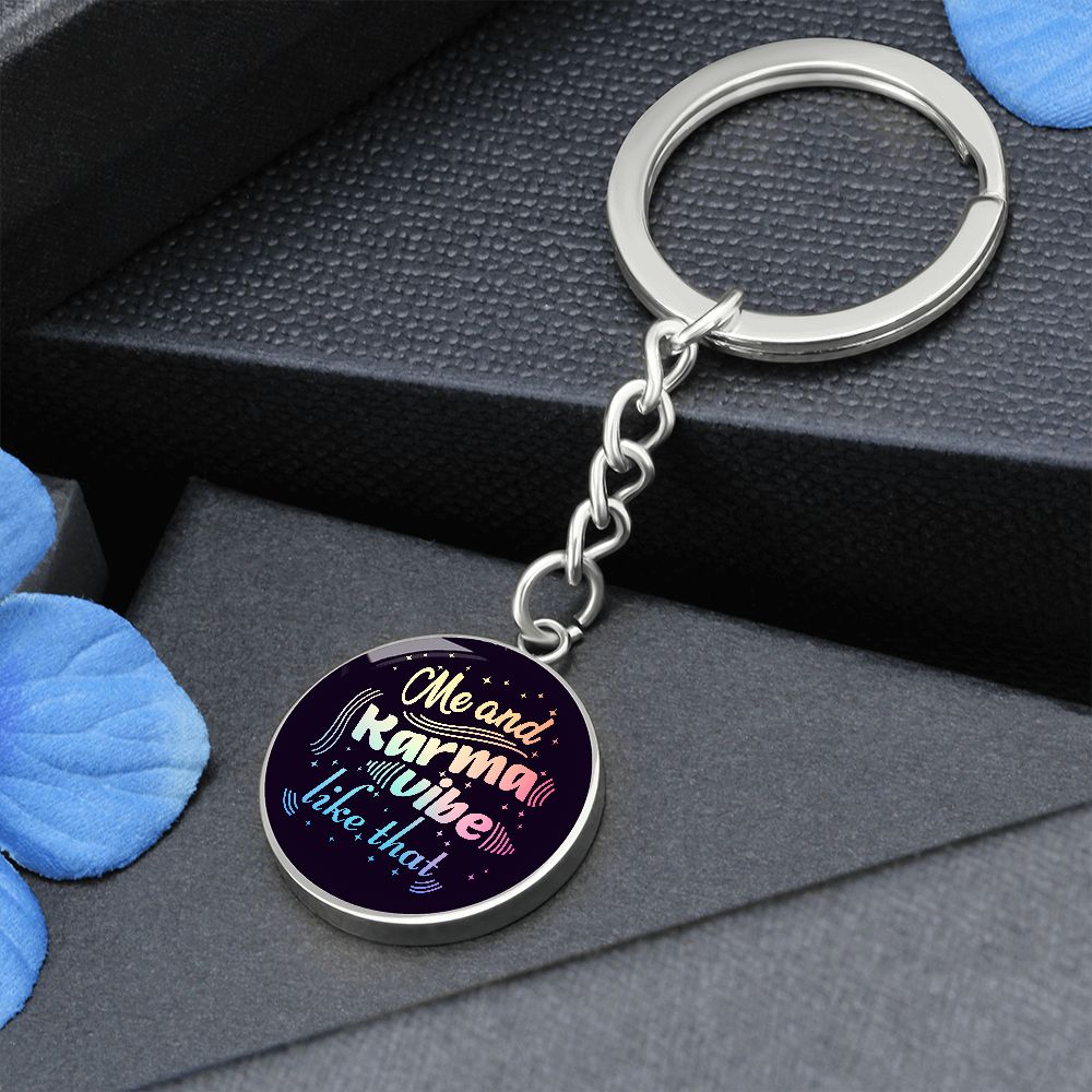 Me an Karma Keychain
