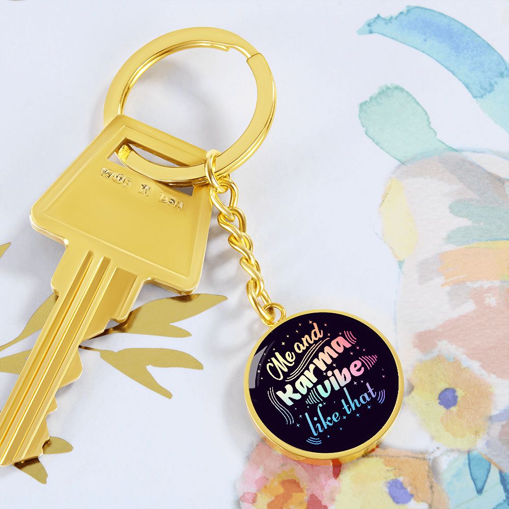 Me an Karma Keychain