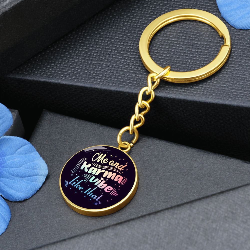 Me an Karma Keychain