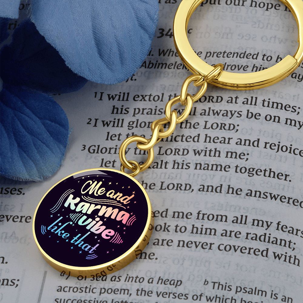 Me an Karma Keychain