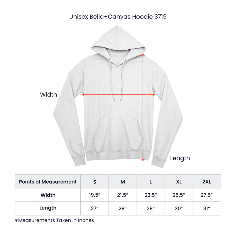 Rise & Resist, Resistance, Bella + Canvas Pullover Fleece Hoodie Sweatshirt