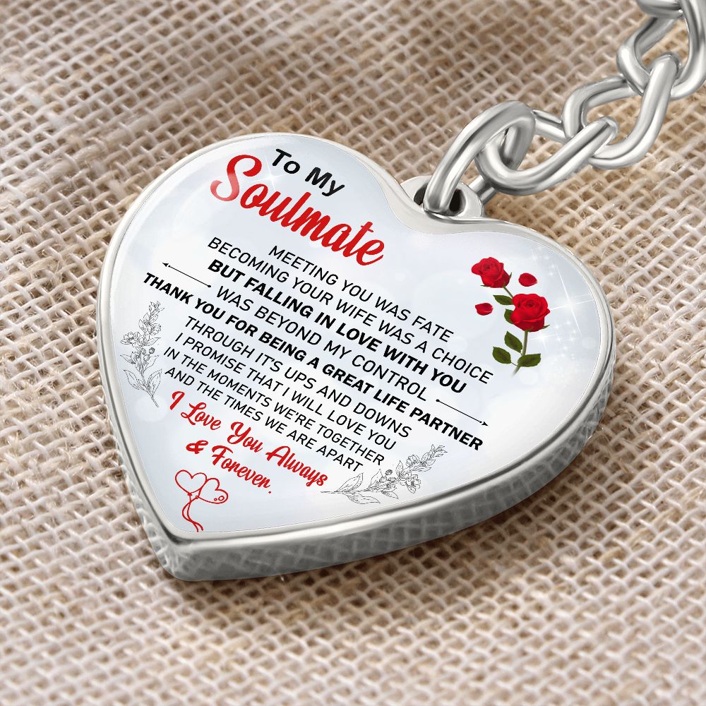 Soulmate, Heart Keychain