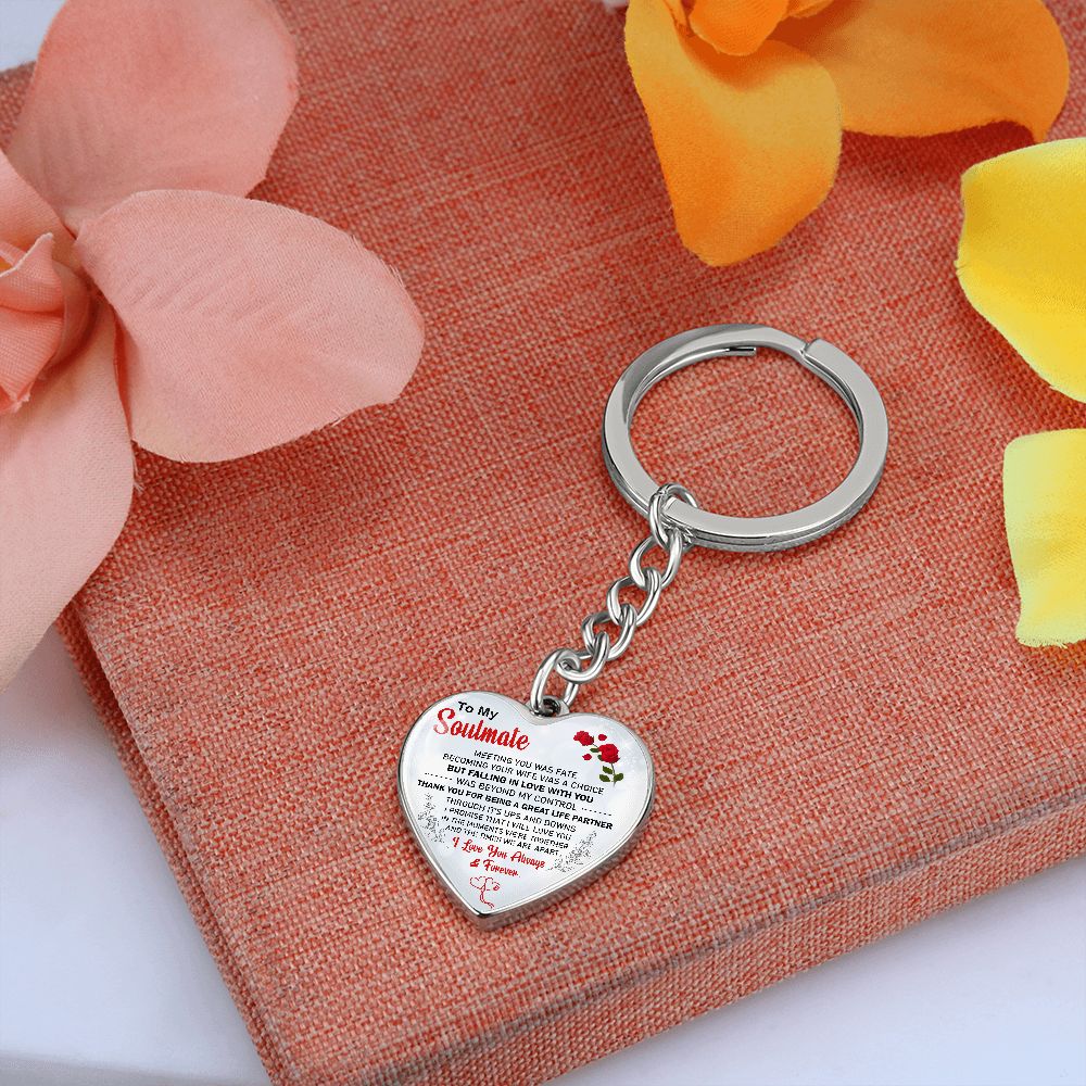 Soulmate, Heart Keychain