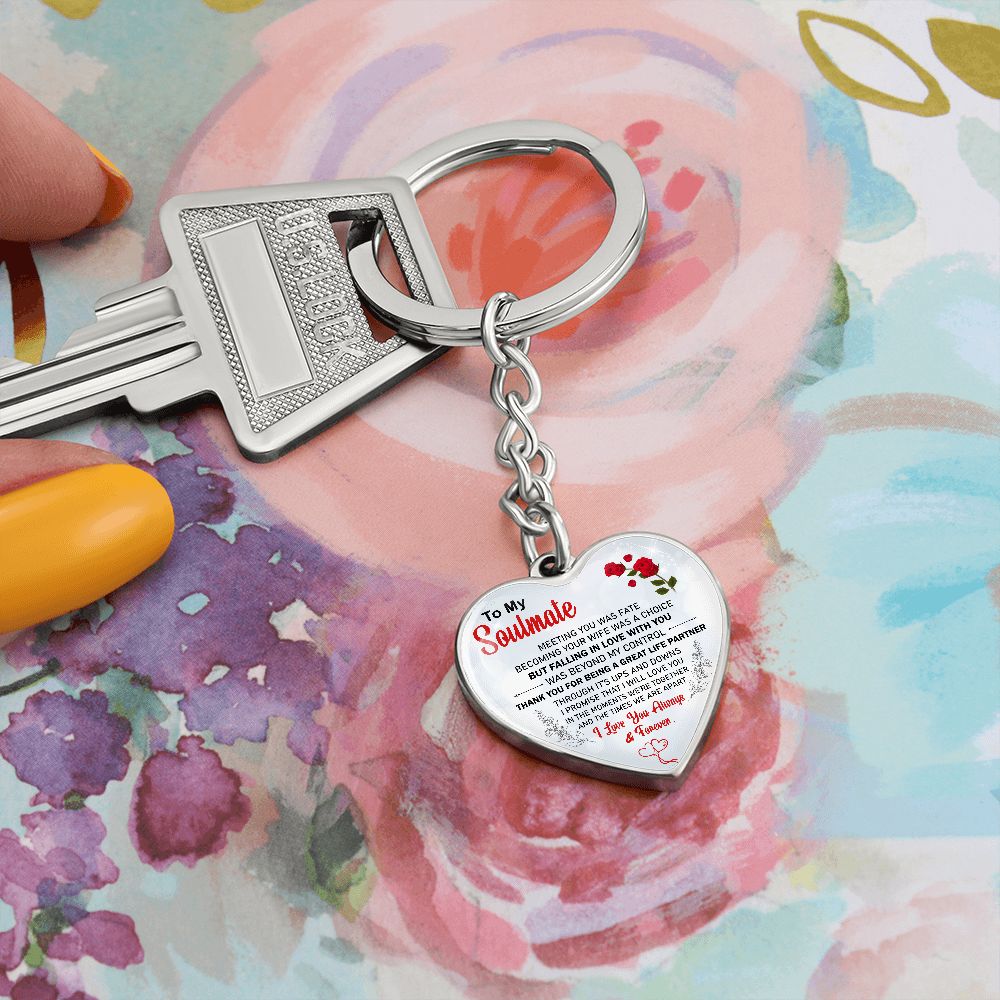 Soulmate, Heart Keychain
