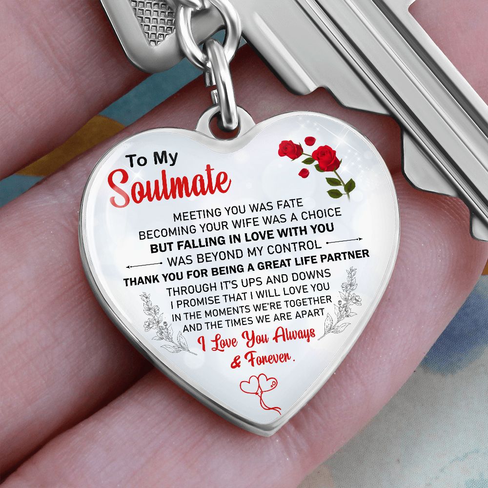 Soulmate, Heart Keychain