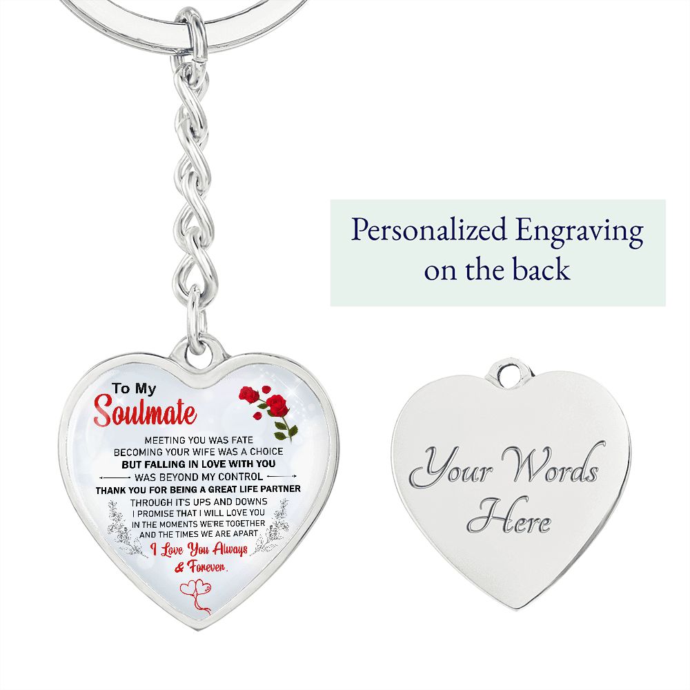 Soulmate, Heart Keychain
