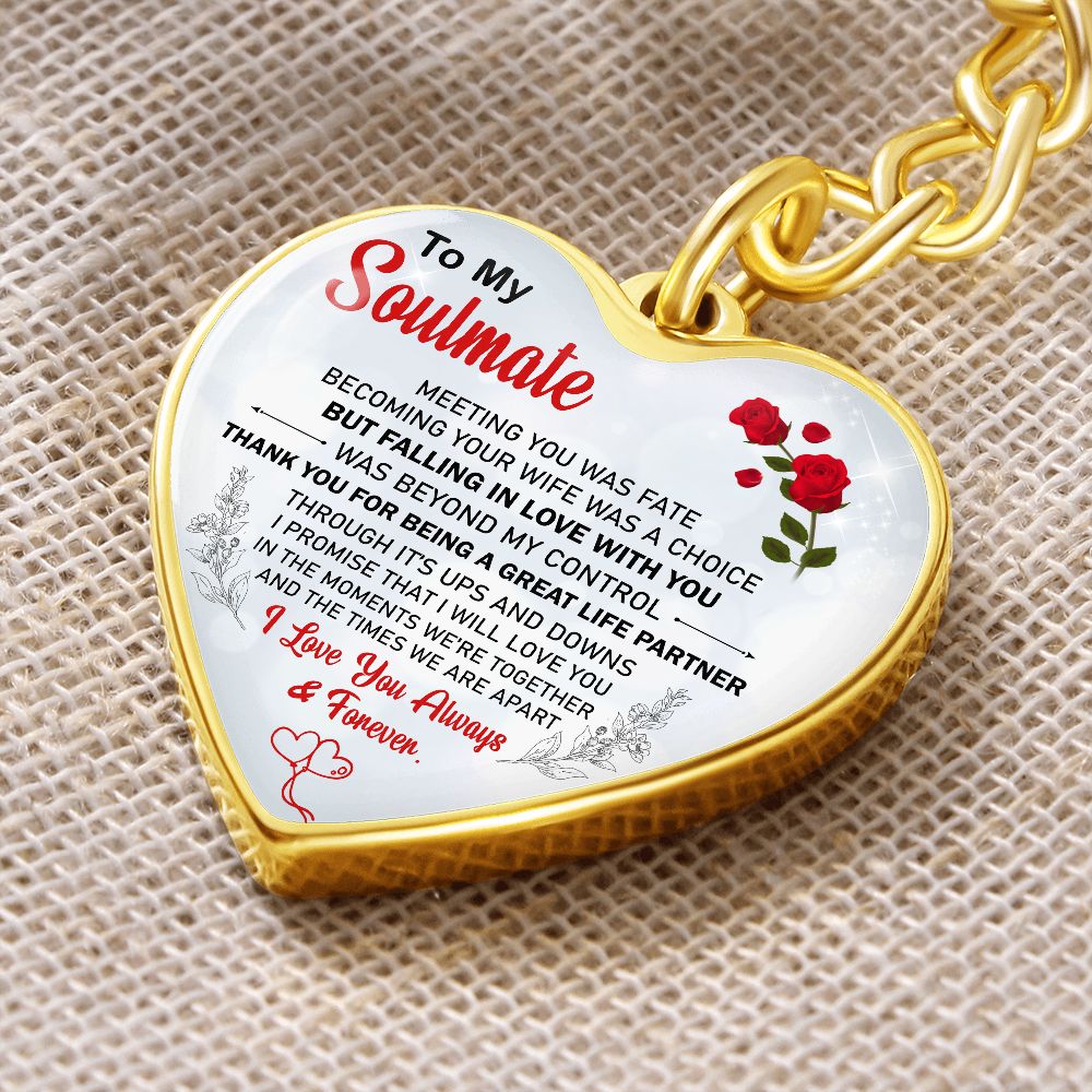 Soulmate, Heart Keychain