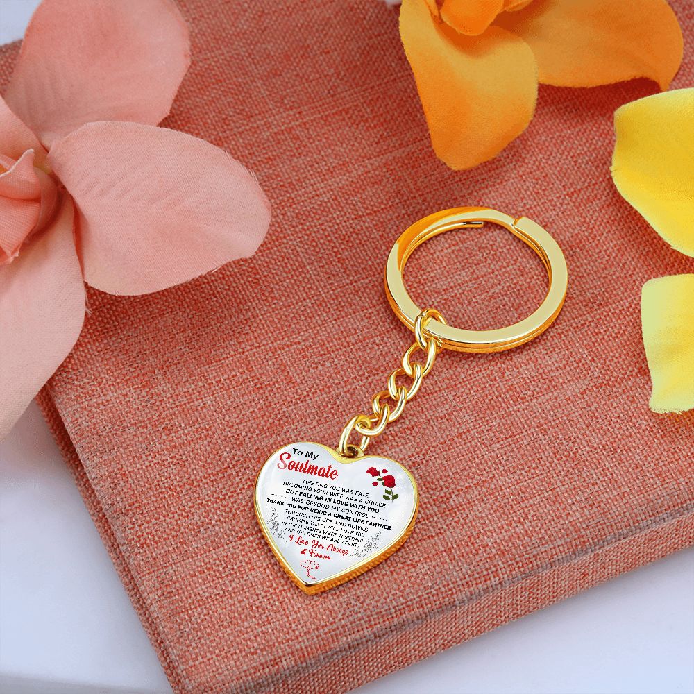 Soulmate, Heart Keychain
