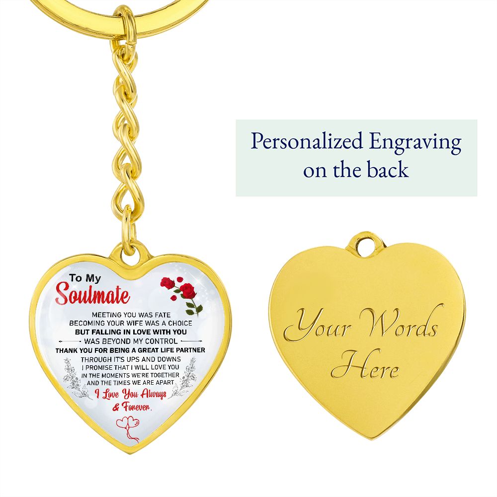 Soulmate, Heart Keychain