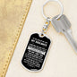 Soulmate, Love Of My Life, Dog Tag Swivel Key Chain, Holiday, Valentine, Birthday