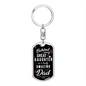 Amazing Dad, Dog Tag Key Chain, Holiday