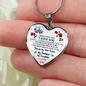 Wife, You Are My Best Friend Soulmate Everything, Personalized Heart Pendent Necklace, Holiday, Valentine