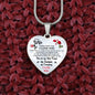 Wife, You Are My Best Friend Soulmate Everything, Personalized Heart Pendent Necklace, Holiday, Valentine