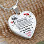 Wife, You Are My Best Friend Soulmate Everything, Personalized Heart Pendent Necklace, Holiday, Valentine