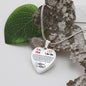 Mom, To Me You Are The World, Personalized Heart Pendent Necklace, Holiday