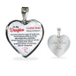 Daughter, Someday When The Pages Of My Life End, Personalized Heart Pendent Necklace, Birthday, Holiday