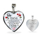 Wife, You Are My Best Friend Soulmate Everything, Personalized Heart Pendent Necklace, Holiday, Valentine
