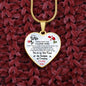 Wife, You Are My Best Friend Soulmate Everything, Personalized Heart Pendent Necklace, Holiday, Valentine