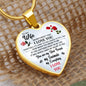 Wife, You Are My Best Friend Soulmate Everything, Personalized Heart Pendent Necklace, Holiday, Valentine