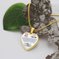 Mom, To Me You Are The World, Personalized Heart Pendent Necklace, Holiday