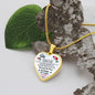 Wife, You Are My Best Friend Soulmate Everything, Personalized Heart Pendent Necklace, Holiday, Valentine