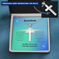 Grandson Communion Cross Necklace