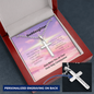 Goddaughter Communion Cross Necklace