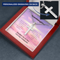 To My Granddaughter Communion Cross Necklace