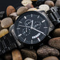 Dad Engraved Black Chronograph Watch, Holiday