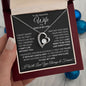 Wife, Love Of My Life, Forever Love Necklace, Valentine, Anniversary