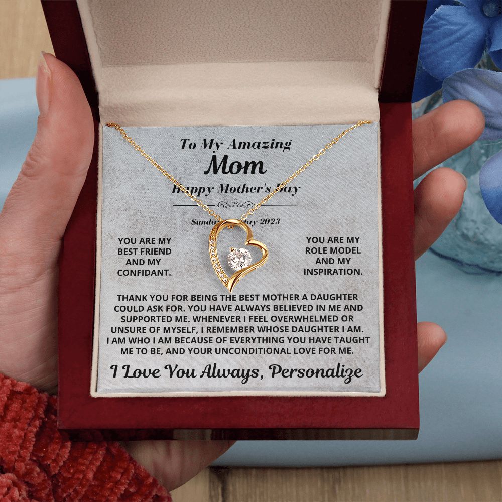 Mom Gift, Forever Love Necklace