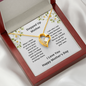 Step Mother Stepped Up Mom, Forever Love Necklace