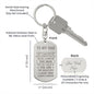 Dad Gift, The Man, Engraved Dog ag Keychain