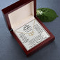Daughter, I Squeezed This Necklace Really Tight, Everlasting Love Necklace, Holiday