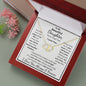 Daughter, I Squeezed This Necklace Really Tight, Everlasting Love Necklace, Holiday
