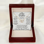 Daughter, I Squeezed This Necklace Really Tight, Everlasting Love Necklace, Holiday