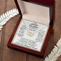Daughter, I Squeezed This Necklace Really Tight, Everlasting Love Necklace, Holiday
