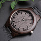 Dad The Man Engraved Wood Watch, Holiday