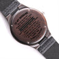 Husband, Meeting You Was Fate, Wooden Watch, Holiday